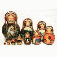 10 Pieces Nesting Dolls